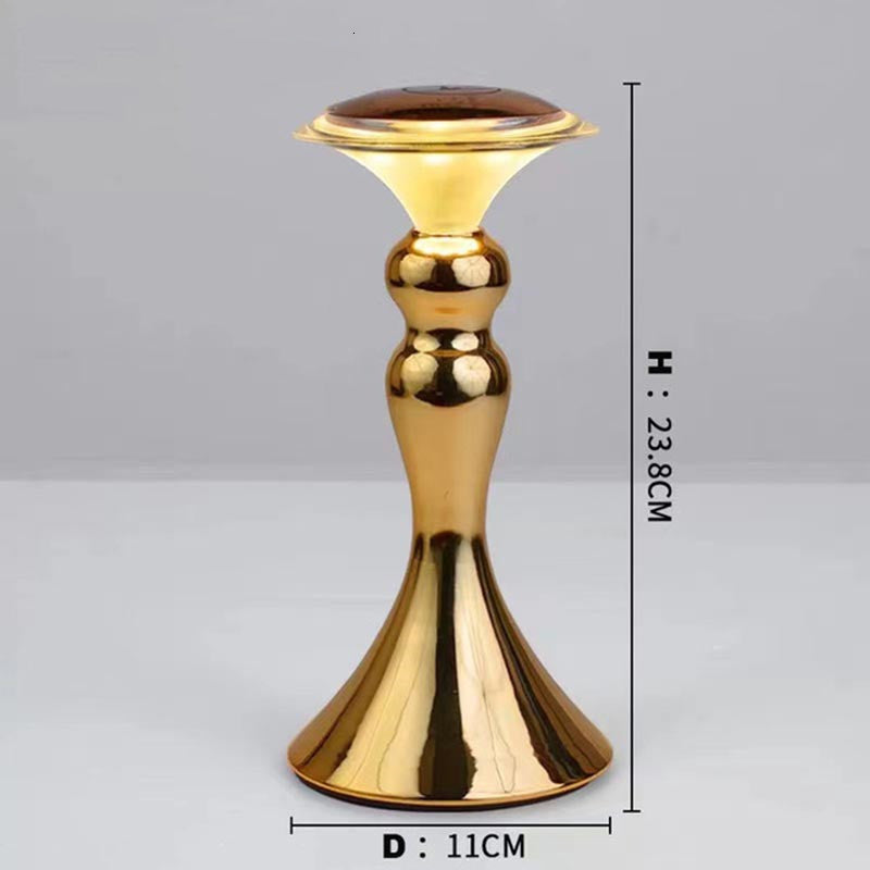 New Beautiful LED Rechargeable Bedroom Decoration Bedside Table Lamp
