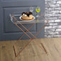 Cercie - Tray Table - Clear Acrylic & Copper