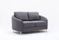 Yuina Linen Loveseat - Gray