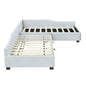 Upholstered Double Daybed With Trundle And Drawer