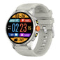V5 Round-screen Smartwatch With Dual Flashlight And Bluetooth