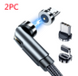 "Essager 360° Rotating Magnetic USB Charging Cable for Android & Apple and Type C