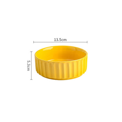 Ceramic Anti Overturning And Exquisite Protection Of Cervical Vertebrae Pet Bowl