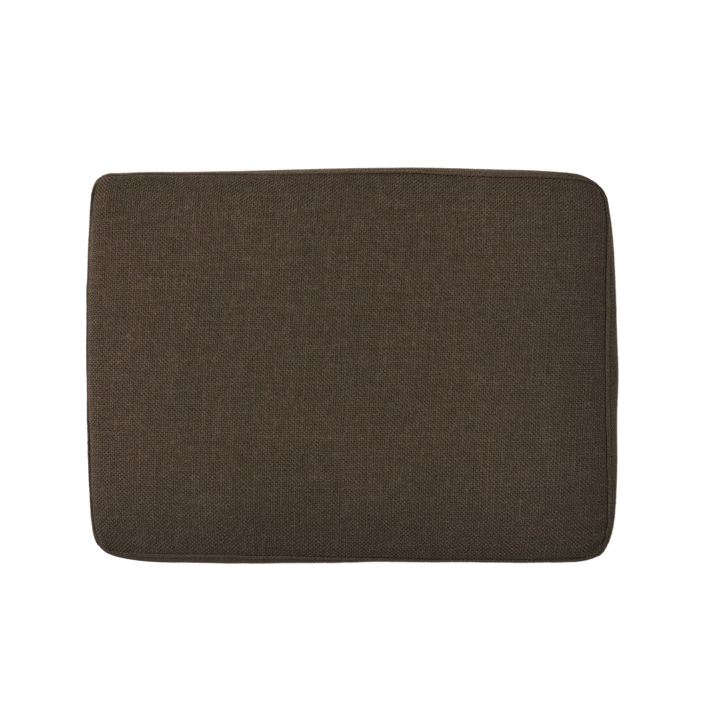 Upholstered Ottoman, Chocolate