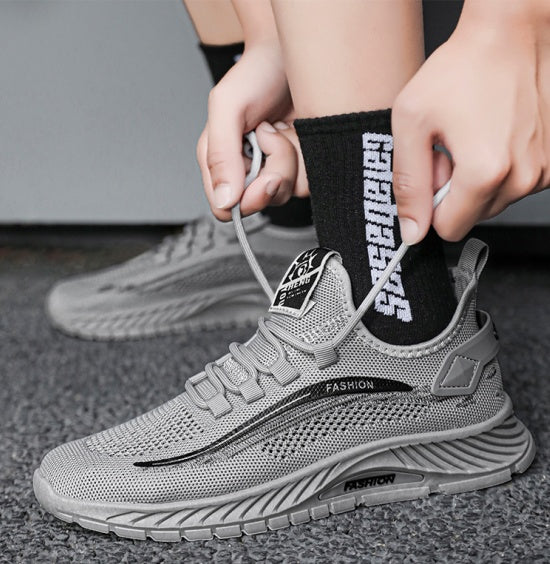 Men's Summer Thin Mesh Casual Sneakers, Non-Slip Soft Sole Versatile Footwear