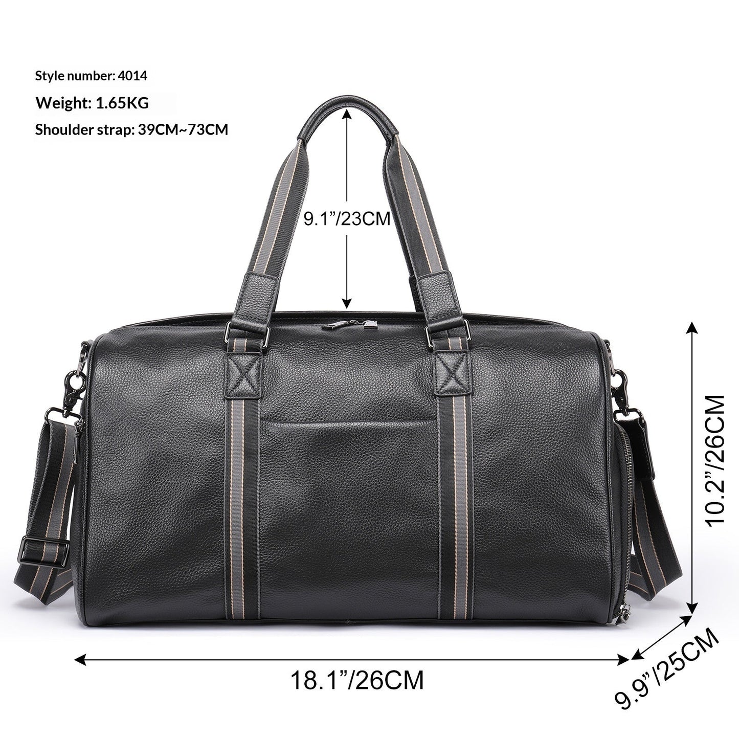 Mens Large-Capacity Waterproof Outdoor Duffel Bag