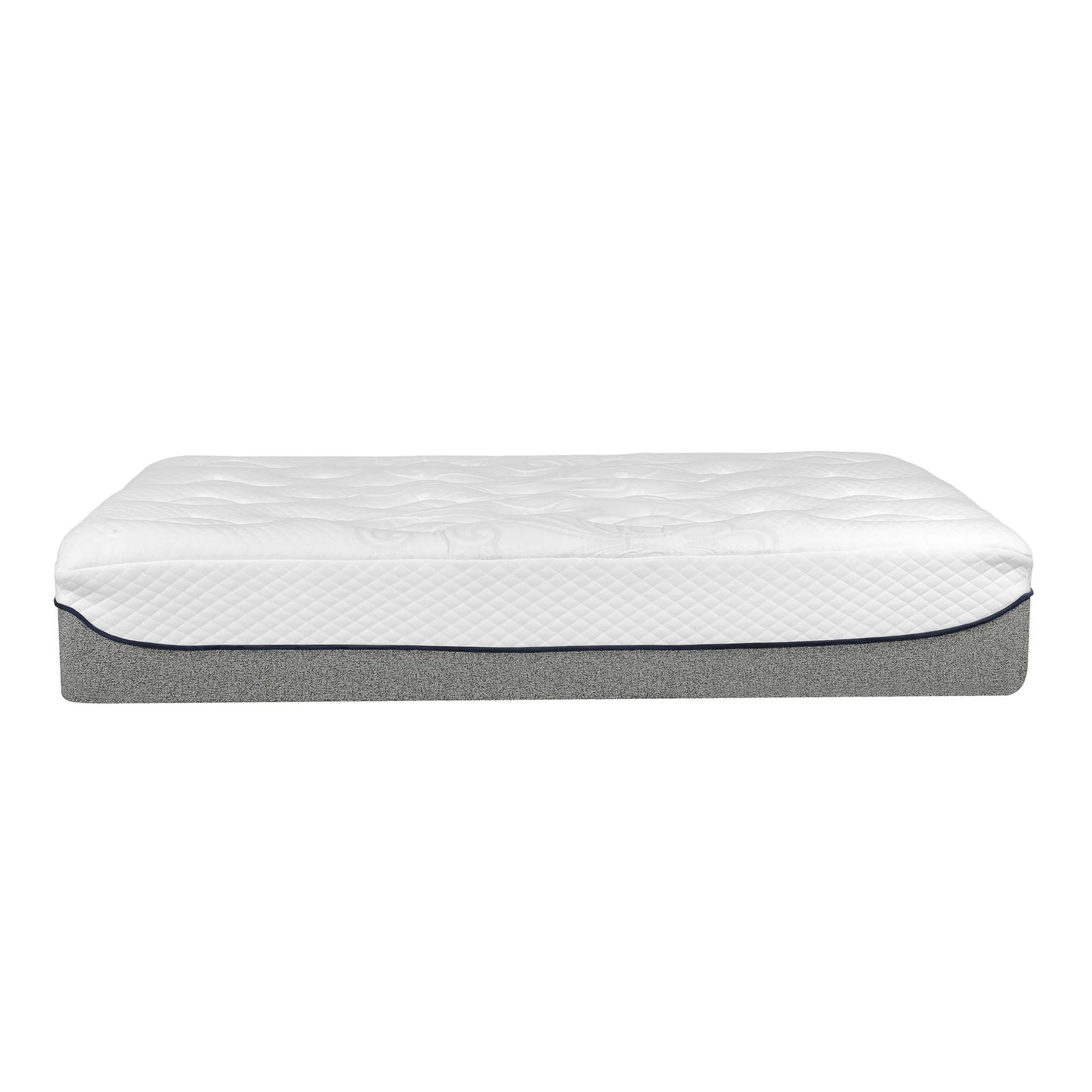13" Ultra Plush Gel Memory Foam Mattress For Bed With Double Layered Jacquard Cover - Gray / White - King