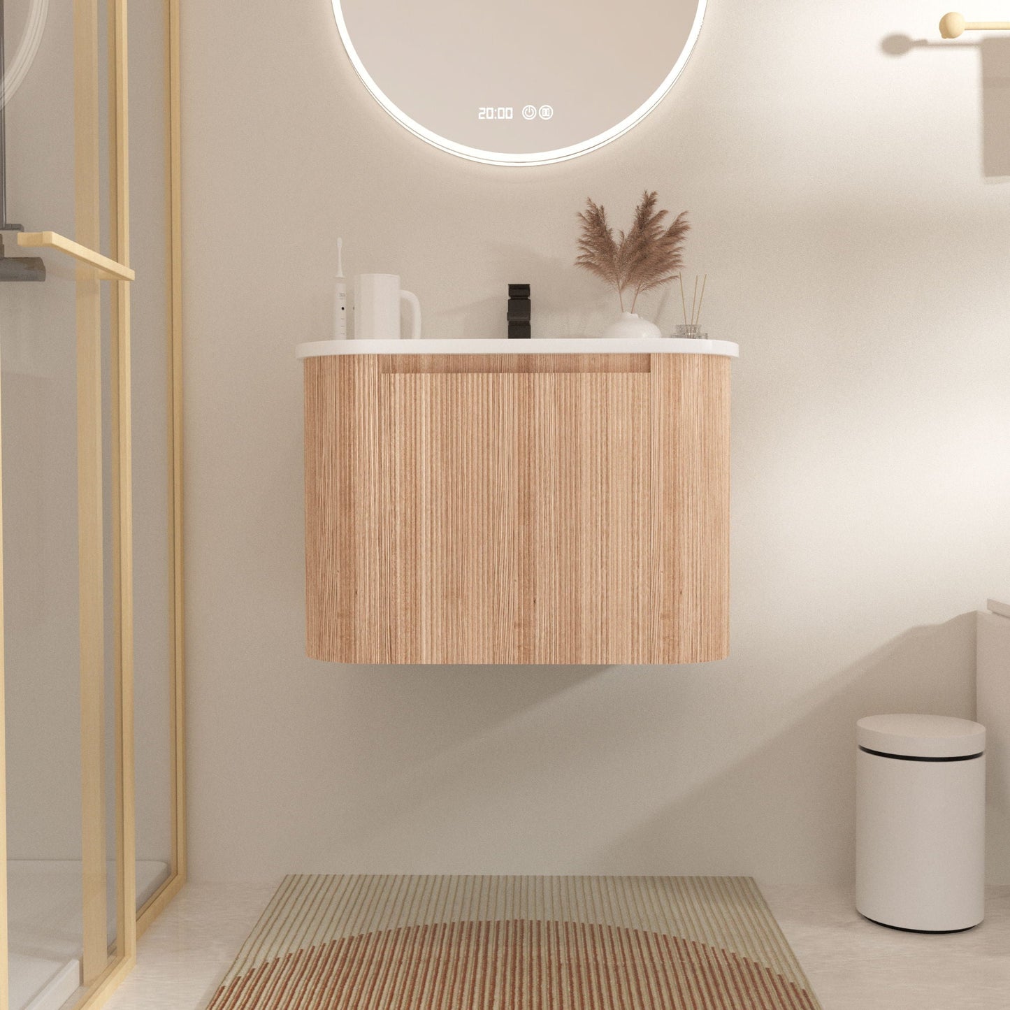 Wall Mounted Bathroom Vanity With Sink