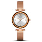 Stylish Cut-mirror Imported Movement Quartz Womens Watch With A Steel Band And Diamond Accents
