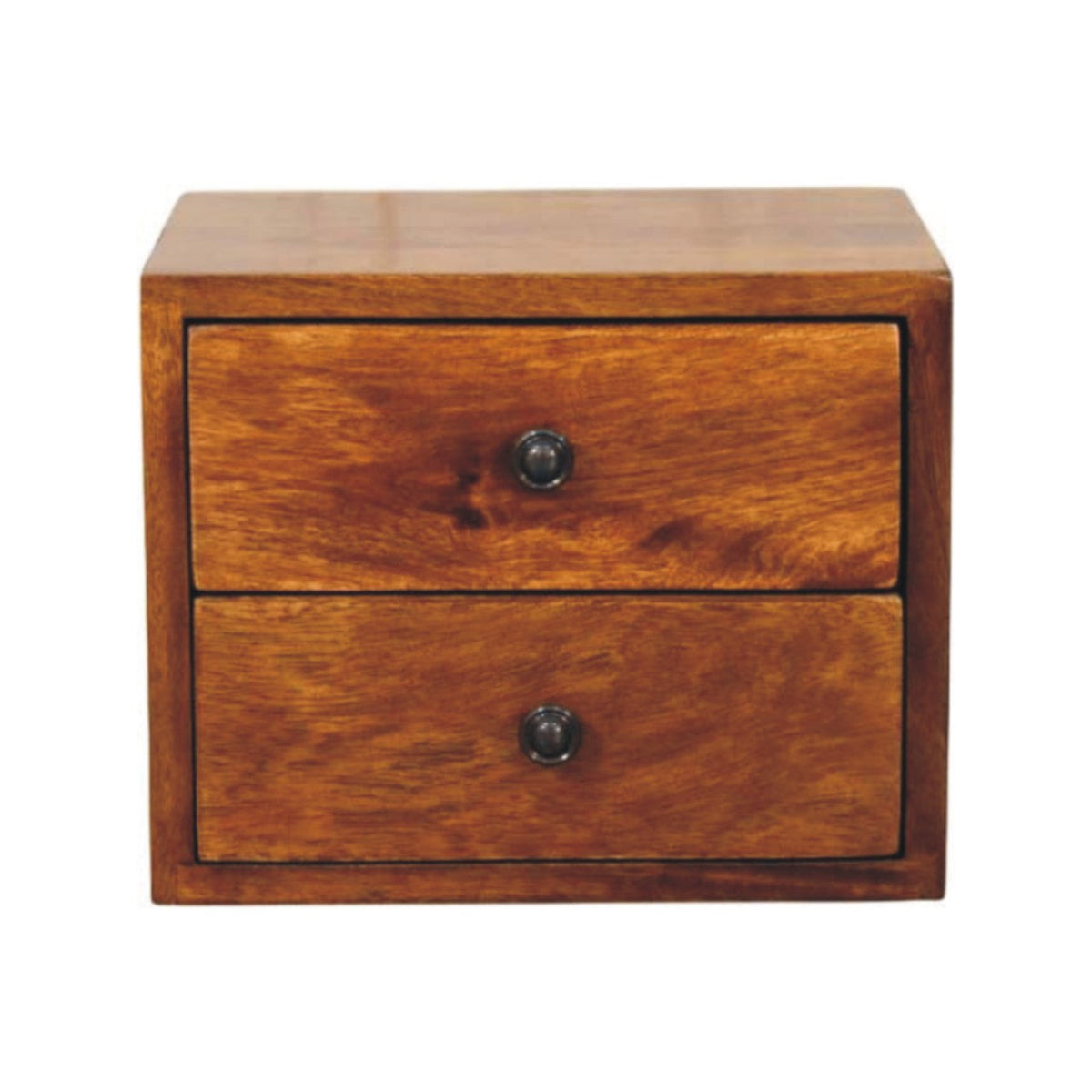 Solid Wood Solis Chestnut Wall-Mounted Nightstand