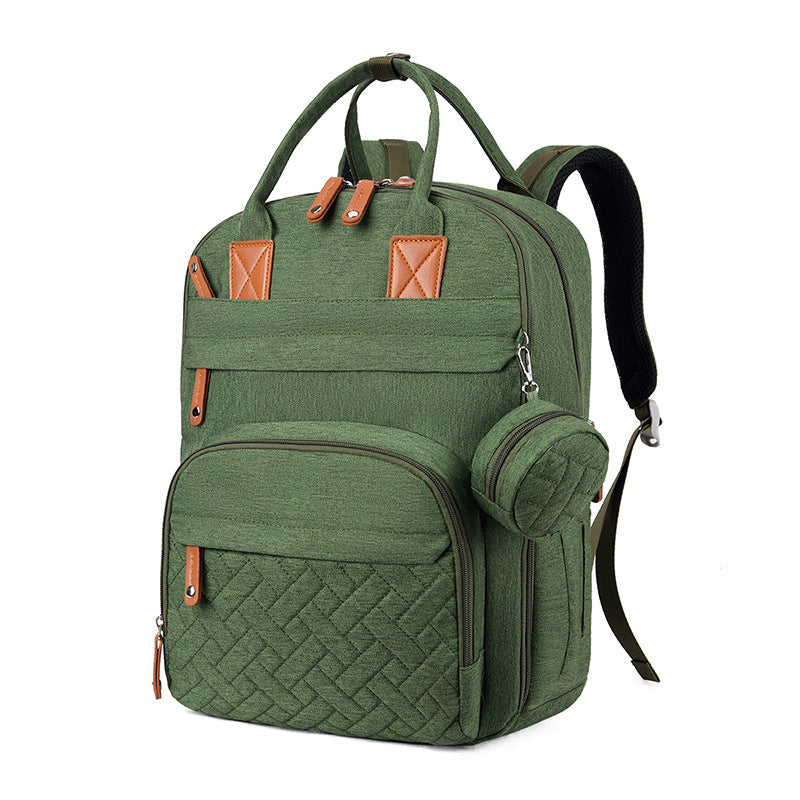 Multi-functional USB-charging Stroller Bag With Separate Dry And Wet Compartments