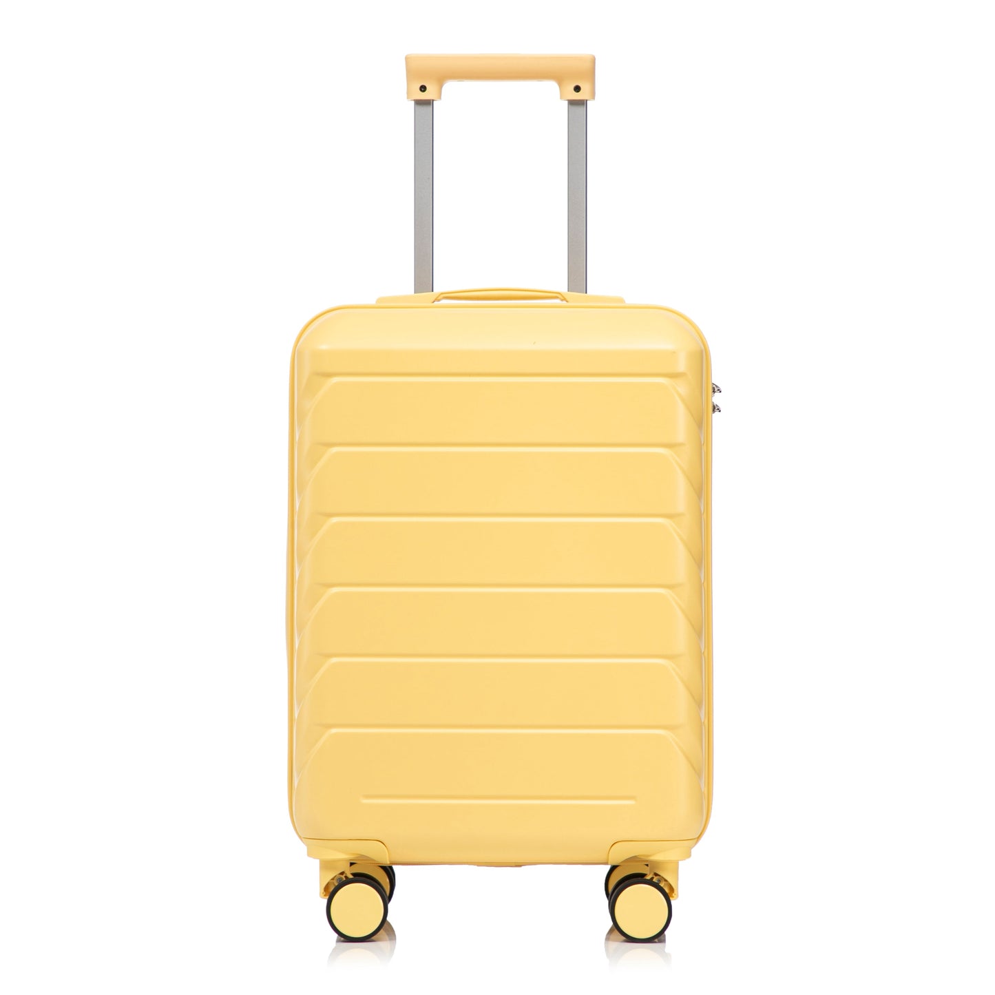 20 Inch ABS Hard Shell Travel Checked Luggage - Yellow