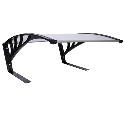 Weather Resistant Polycarbonate Canopy Outdoor Shade Cover For Robotic Lawn Mowers - Black