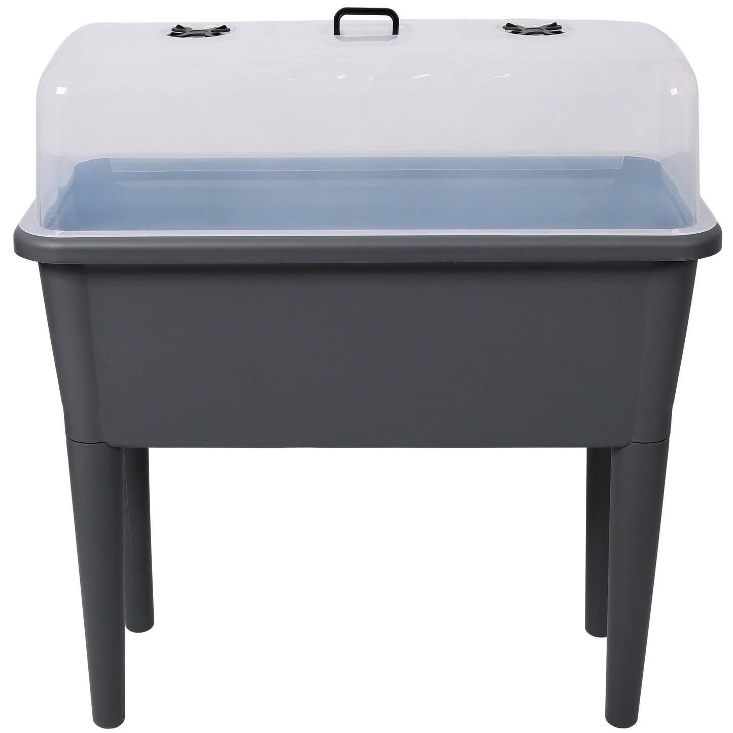 2 Piece Raised Garden Bed with Ventilated Lid