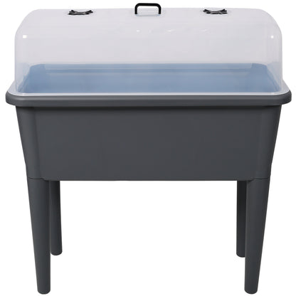 2 Piece Raised Garden Bed with Ventilated Lid
