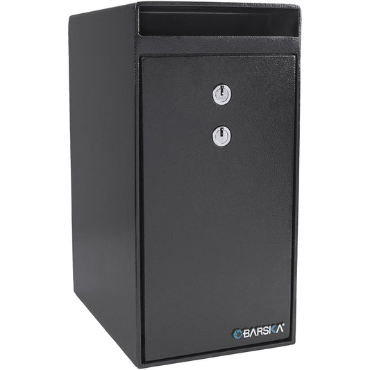 0.27 Cu Ft Dual Key Depository Safe - Black
