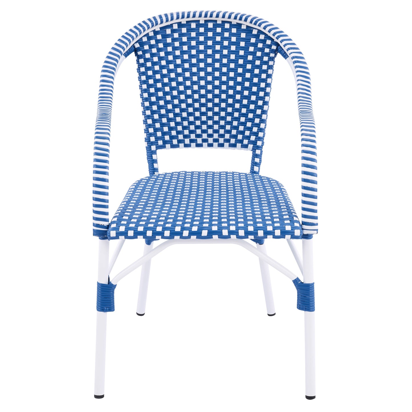 Outdoor Bistro Chairs with Aluminum Frame, Set of 2