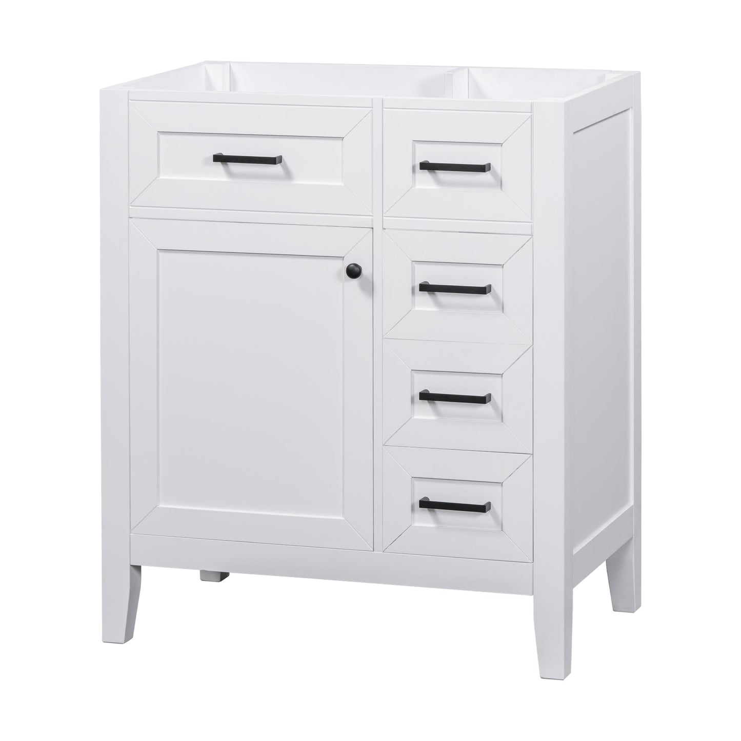 30" Bathroom Vanity Cabinet Base Without Sink