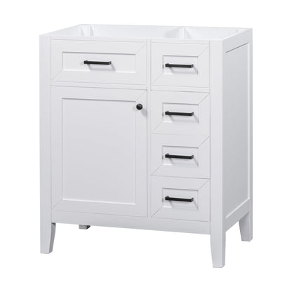30" Bathroom Vanity Cabinet Base Without Sink