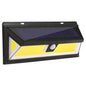Solar Lights 180 LEDs Solar Wall Light Outdoor Motion Sensor Lamp IP65 Waterproof 120¡ Sensing 270¡Wide Lighting Angle for Garage Garden Pathway