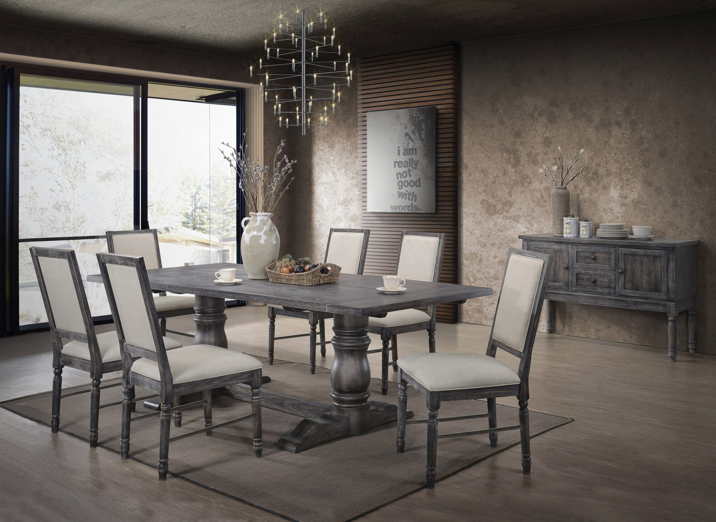 Leventis Weathered Dining and Kitchen Set