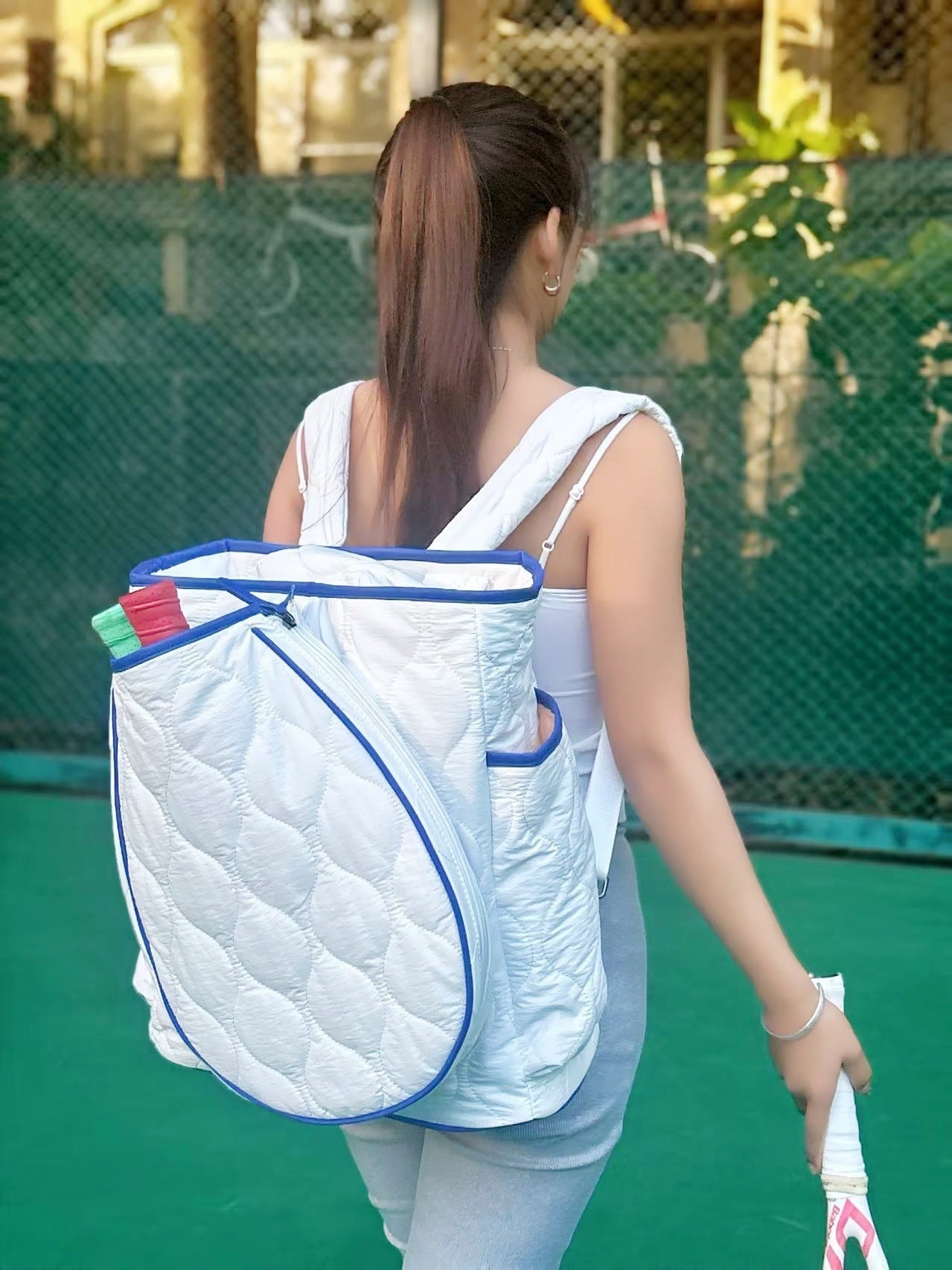 Lightweight New-Style Nylon Double-Shoulder Racket Bag