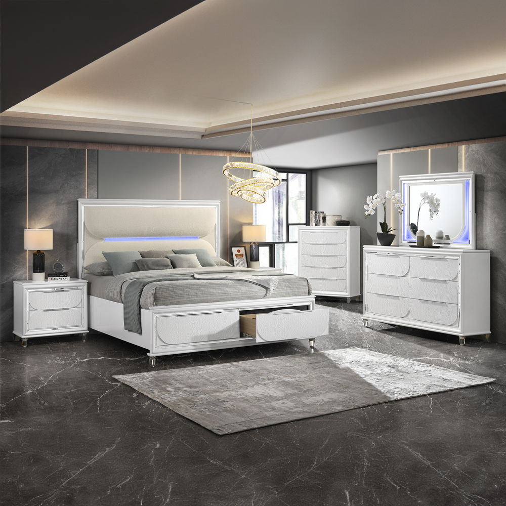 Tarian - Dresser - Pearl White