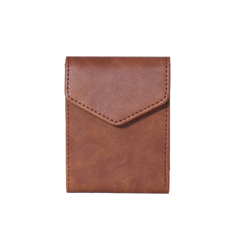 Crazy Horse Leather Wallet Small Purse