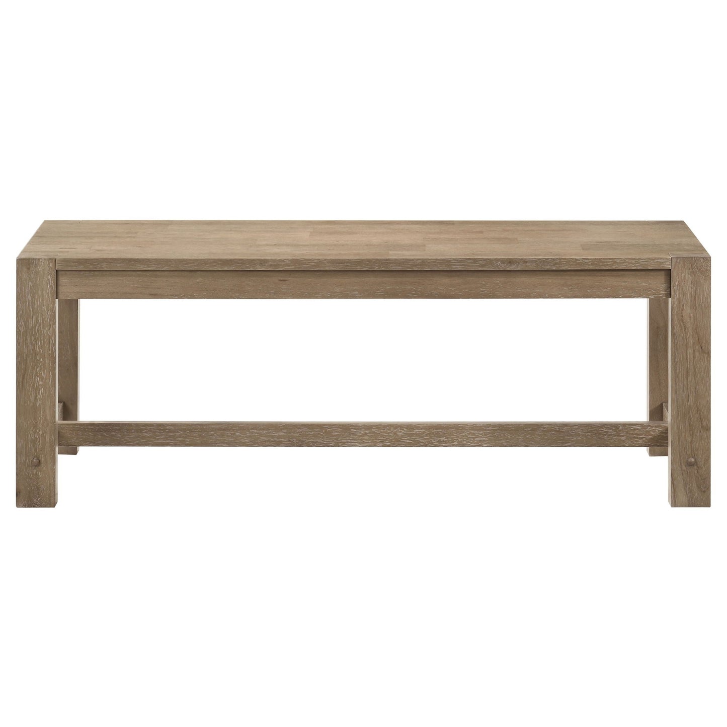 Malvika - Trestle Base Dining Bench - Brown