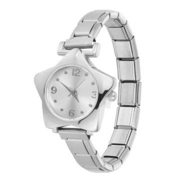 New Colorful Five Star Stainless Steel Watch Bracelet