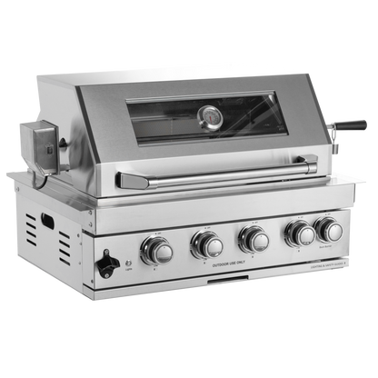 NL-4B02-W Four Burner Gas Grill, 48000 BTU Stainless Steel Built-In Grill