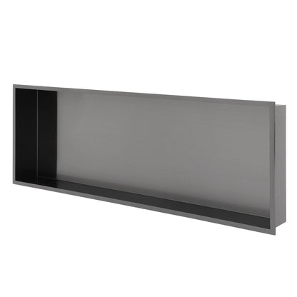 Stainless Steel Shower Niche With Seamless Design For Bathroom Storage