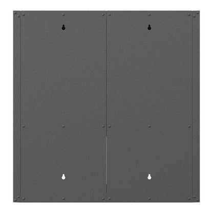 Metal Wall Mounted Tool Storage Cabinet With Locking Door, 1 Shelf & 1 Drawer