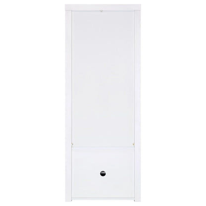 Jude 3-shelf Engineered Wood Media Tower High Gloss White