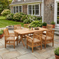 7-Piece Acacia Wood Outdoor Dining Set