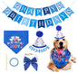 Dog Birthday Party Supplies Boy Girl Dog Birthday Hat With Numbers Dog Puppy Birthday Bandana Hat Bow  Puppy Birthday Hat