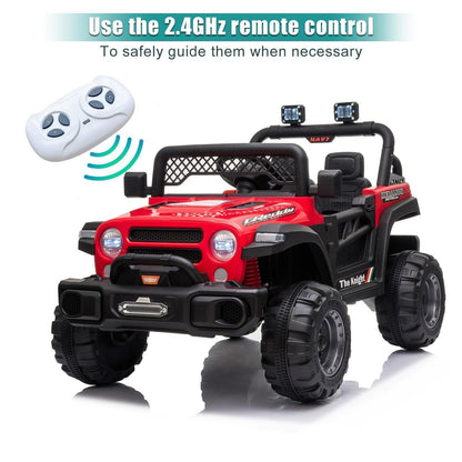 6 Colors Kids Ride-On Truck with Remote Control - Battery Powered Electric Car for Gifting