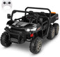 6-Wheel 2-Seat Dump Truck Ride-On Toy with 24V Battery Power for Kids