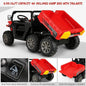6-Wheel 24V Ride-On Truck with Remote Control and Dump Truck Feature - 2 Seater, 300W Power - US Model