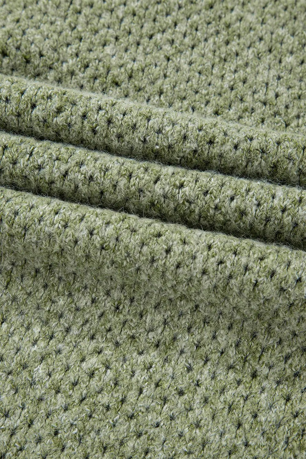 Women's Sweater - Eyelet Knit - Loose Fit, Chic Winter