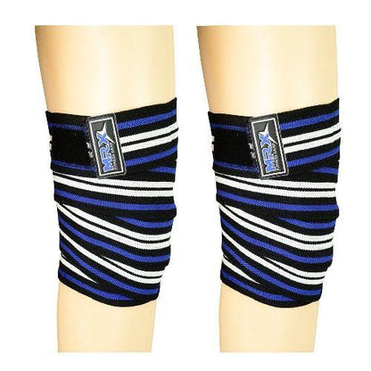 Mrx Weightlifting Knee Wraps Pro Quality Gym Workout Lifting Wrap