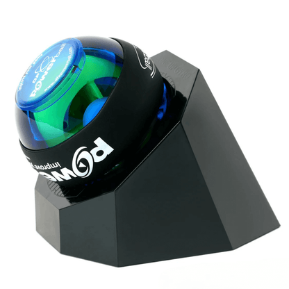 DFX Powerball Blue Gyroscope Hand Exerciser with Powerdock