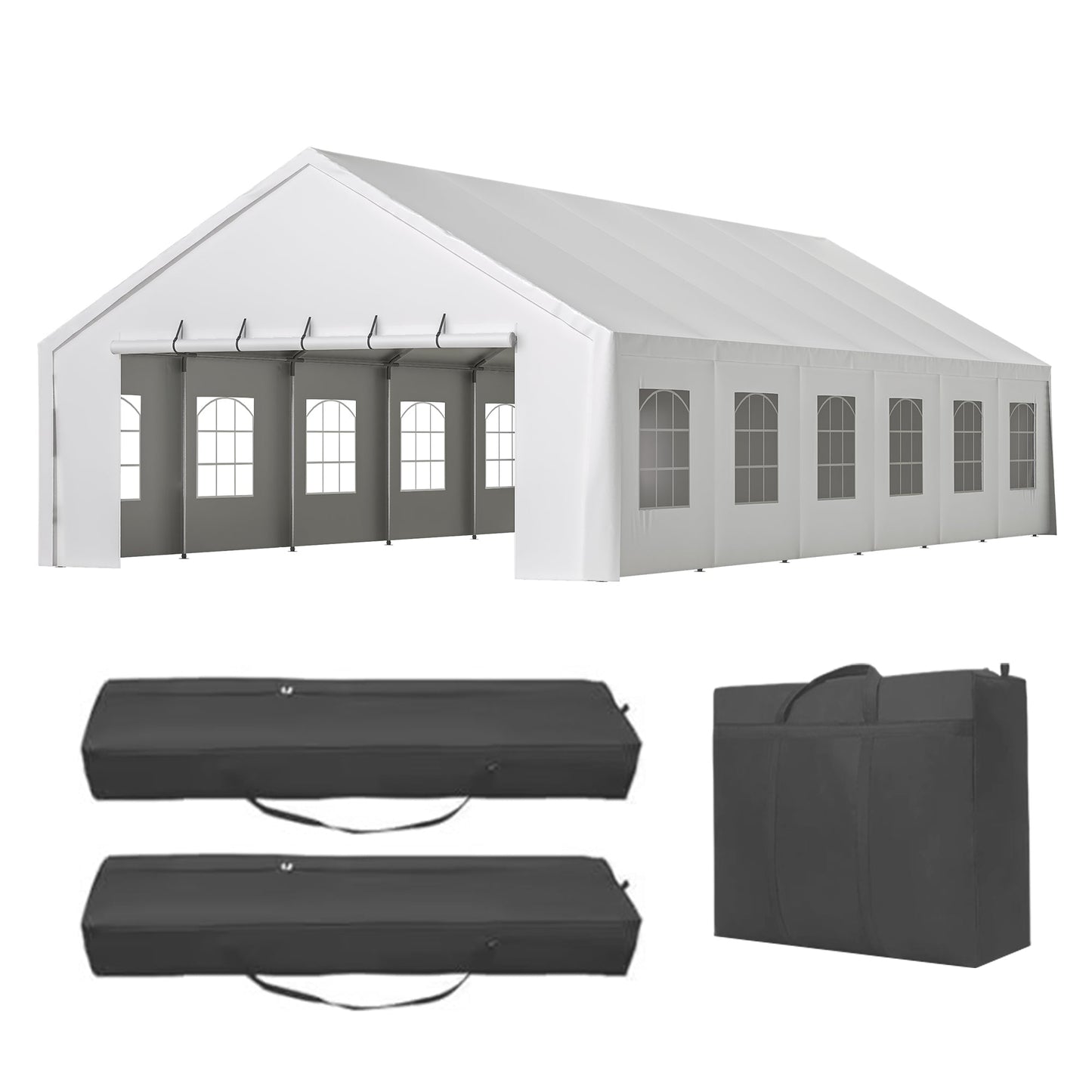 20x40FT Party Tent Heavy Duty, Large Wedding Event Shelters