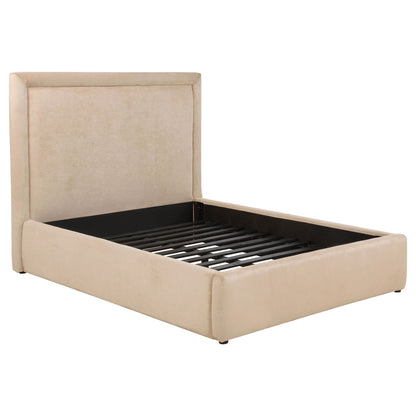 Lawson 54-inch Upholstered Full Platform Bed Light Saddle