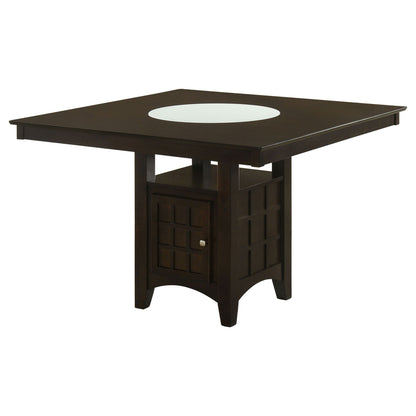 Gabriel 5-piece Square Counter Height Dining Set Cappuccino