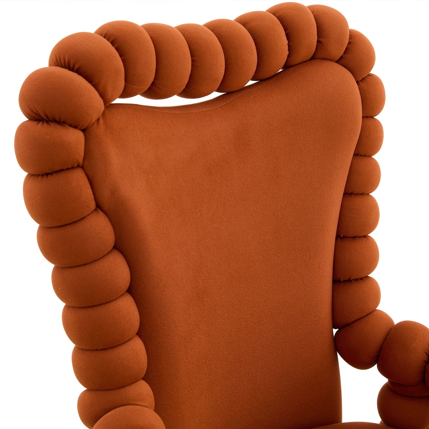 Puffy Bubble, Ball Chain Chair With Armrests For Dining Room (Set of 2)