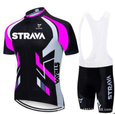 Jersey Sets Red Bicycle Short Sleeve Cycling Clothing Bike Cycling Jersey Bib Shorts