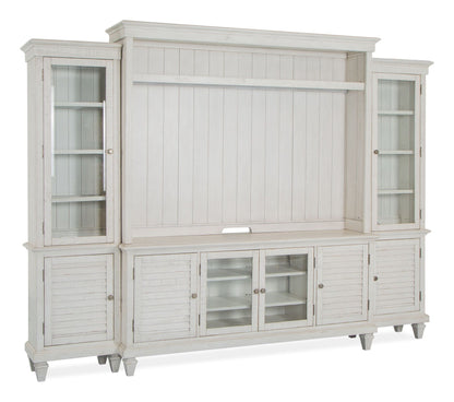 Newport - Wood Hutch - Alabaster