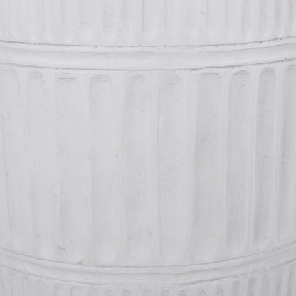 Outdoor Patio End Table - Antique White