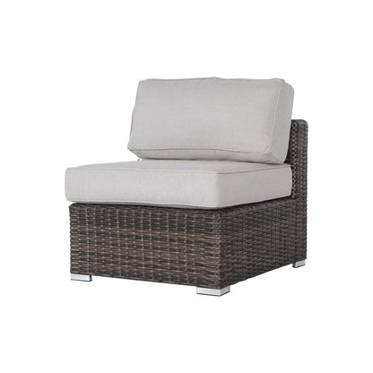Wicker Sectional Seating Group With Cushions